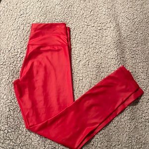 NWOT - Ziya red leggings